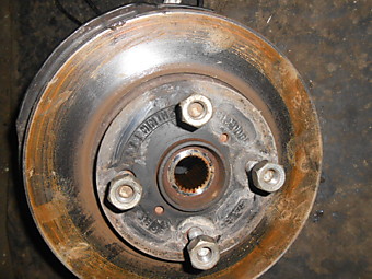 диск тормозной передний